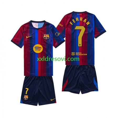 FC Barcelona Ferran Torres 7 Domaći Dječji Nogometni Dres 2026-2027